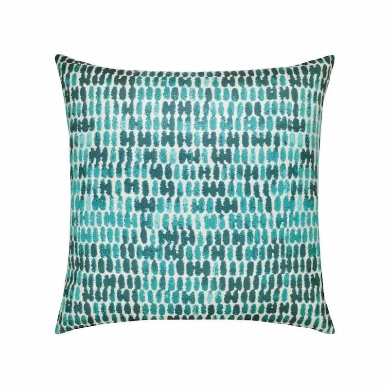 Elaine Smith Thumbprint Aruba 20" Square Pillow Throw Pillows 12041442
