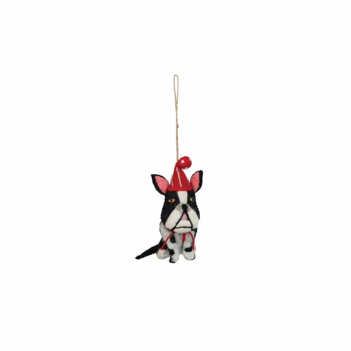 Embroidered Wool Felt Dog Ornaments Holiday Ornaments Style 1 12044767