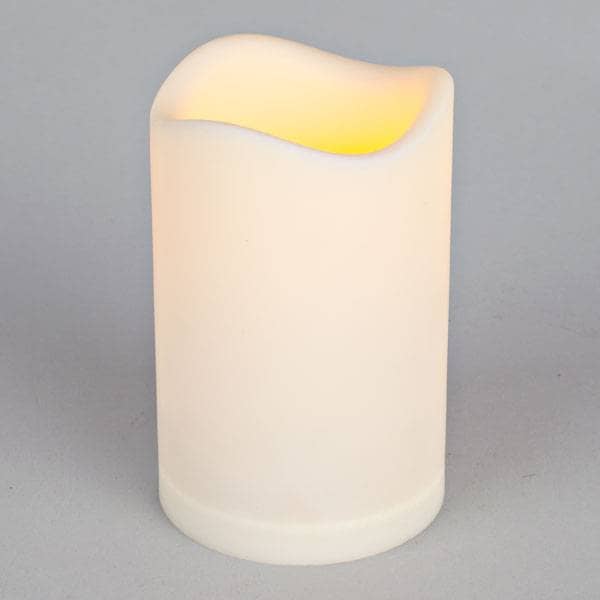 Everlasting Glow Outdoor LED Pillar Candle 3" diameter