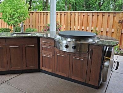 EVO Affinity 30G Lid Mounting Brackets for Wall or Cabinet Outdoor Grill Accessories 12023779