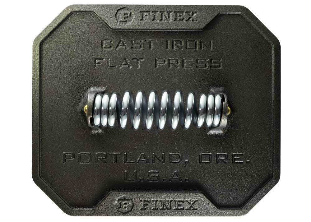 FINEX Cast Iron 8 inch Flat Press Grill Presses 12038270