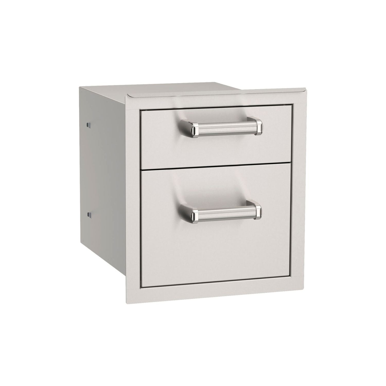 Fire Magic Premium Flush 14-Inch Double Access Drawer With Soft Close Cabinets & Storage 12043565