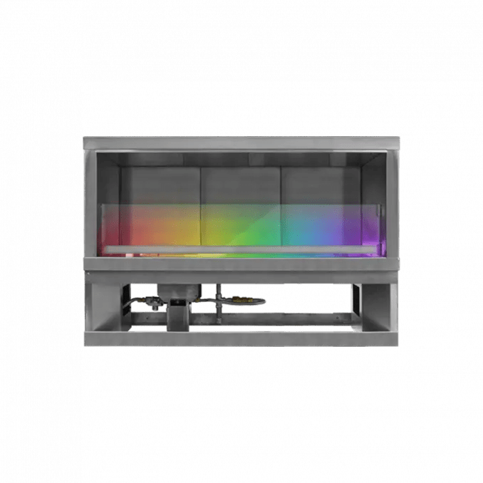 FireGear Kalea Bay Outdoor Fireplace with LED Lighting Outdoor Fireplaces 48 inch / Without See-Through Kit / Natural Gas 12045700