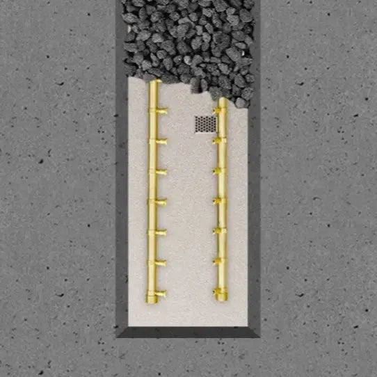 FireGear Sanctuary 1 Rectangular 56 inch Fire Table in Chocolate Fire Pits