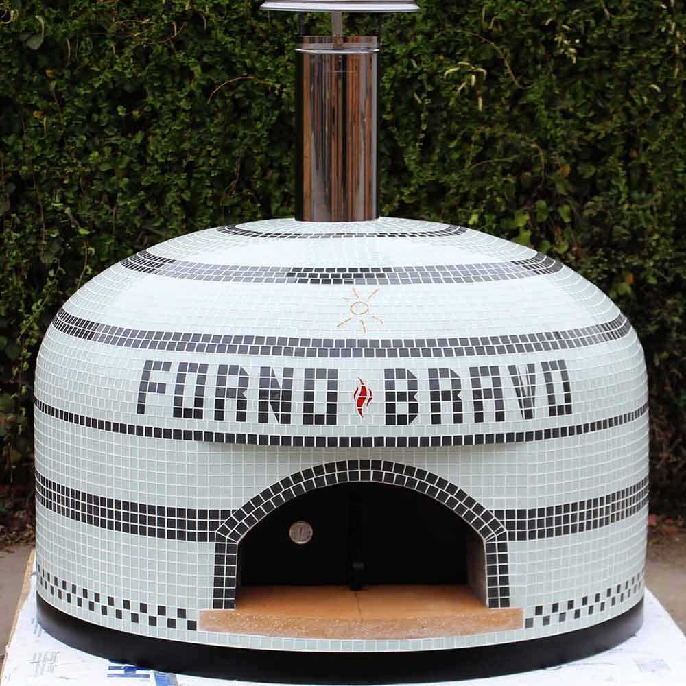 Forno Bravo Vesuvio Wood Fired Oven, With Decorative Stand Pizza Makers & Ovens 32 in. Cooking Surface 12023890