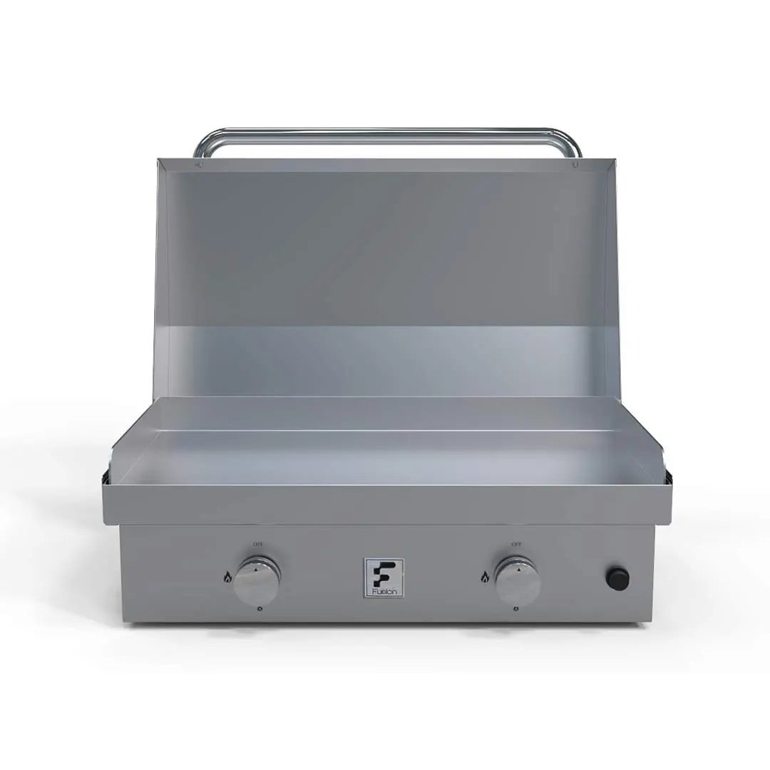 Fusion GFE75 Stainless Steel Lid for 2-Burner Teppanyaki Griddle Outdoor Grill Accessories 12045587