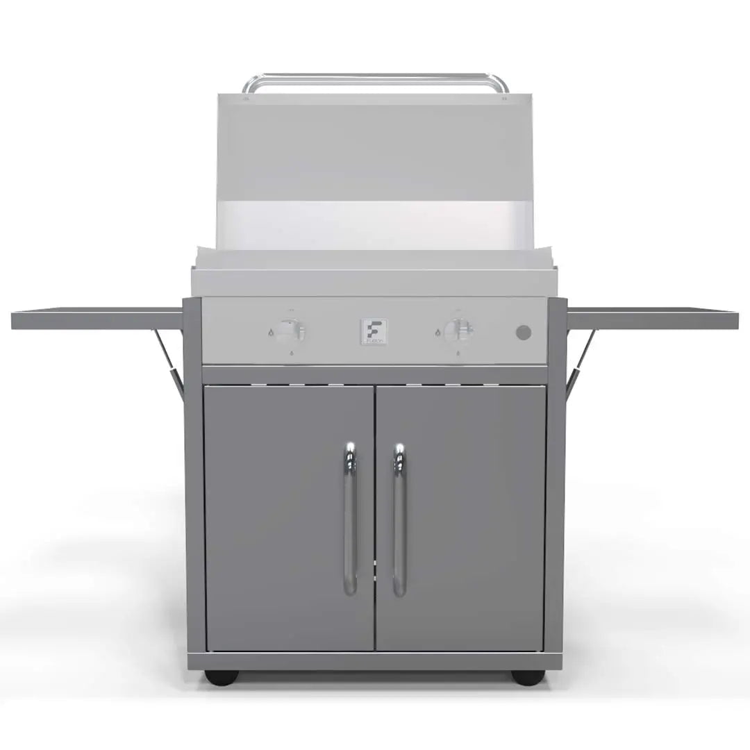 Fusion Stainless Steel Cart for GFE75 2-Burner Griddle Outdoor Grill Carts 12045598