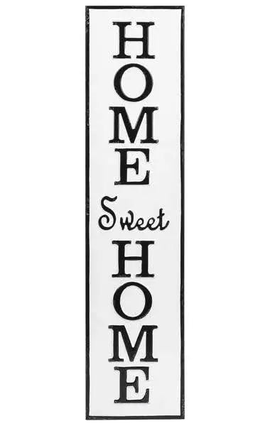 Ganz Black and White Home Sweet Home Enamel Decor 12031885