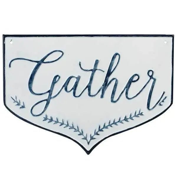 Ganz Blue and White Enamel Gather Decor 12031903