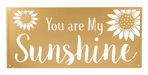 Gold Laser Cut Sunflower Wall Decor Decor