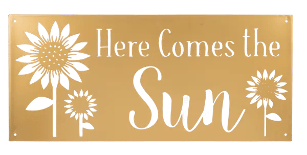 Gold Laser Cut Sunflower Wall Decor Decor