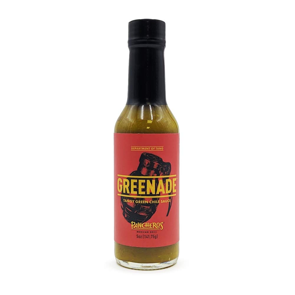 Greenade Green Chile Hot Sauce by Panchero's Mexican Grill 12042709