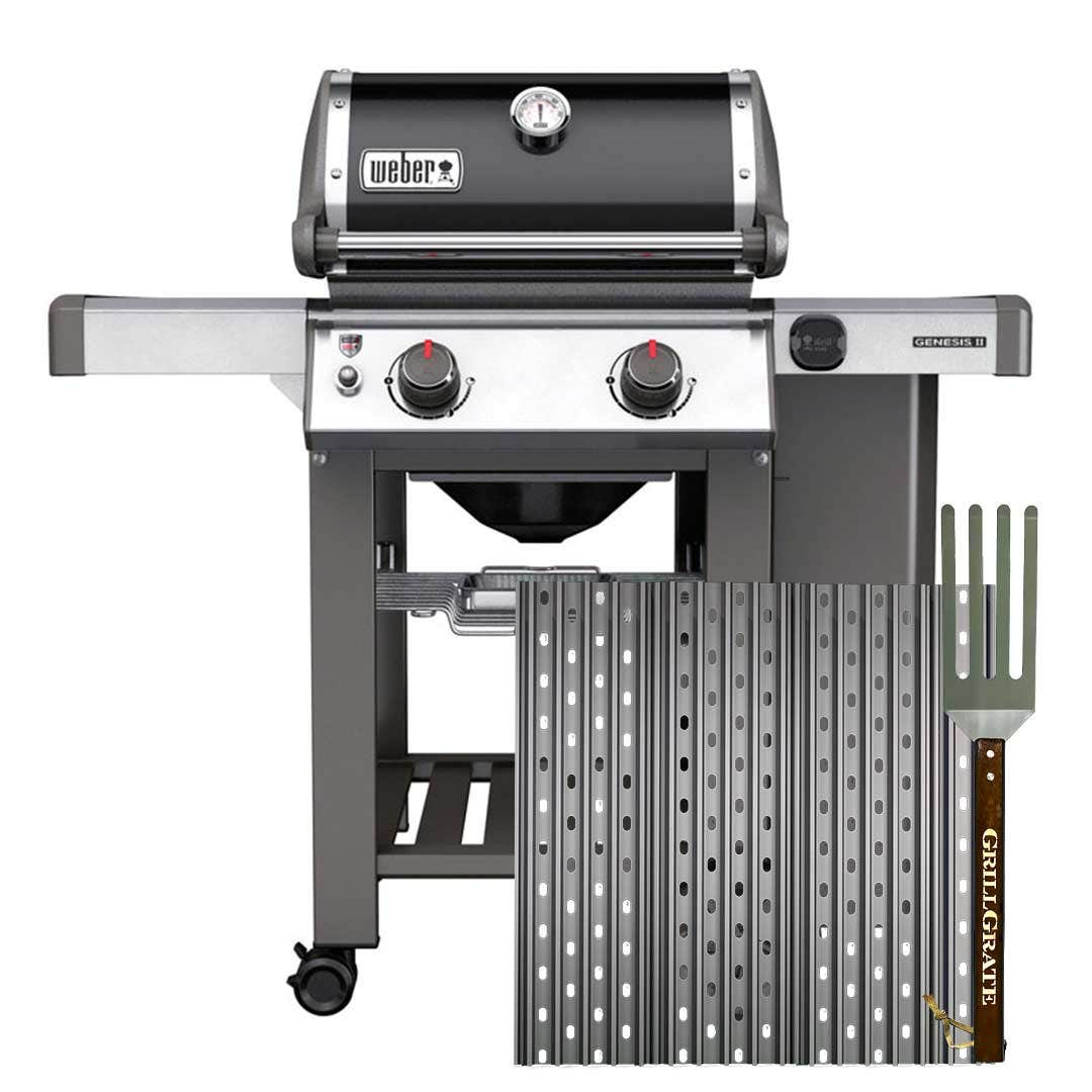 GrillGrate Panel Kit for Weber Genesis with GrateTool Outdoor Grill Accessories Genesis II 200-Series Grill 12027266