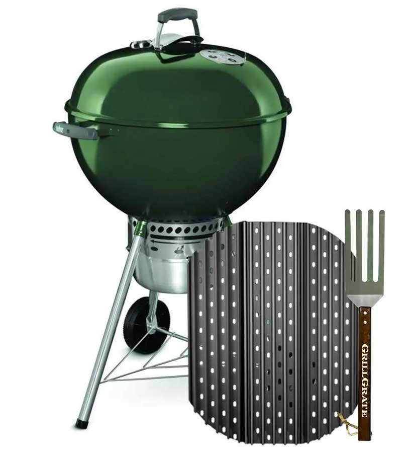 GrillGrate Set for 22.5 inch Weber Kettle Outdoor Grill Accessories 12021249