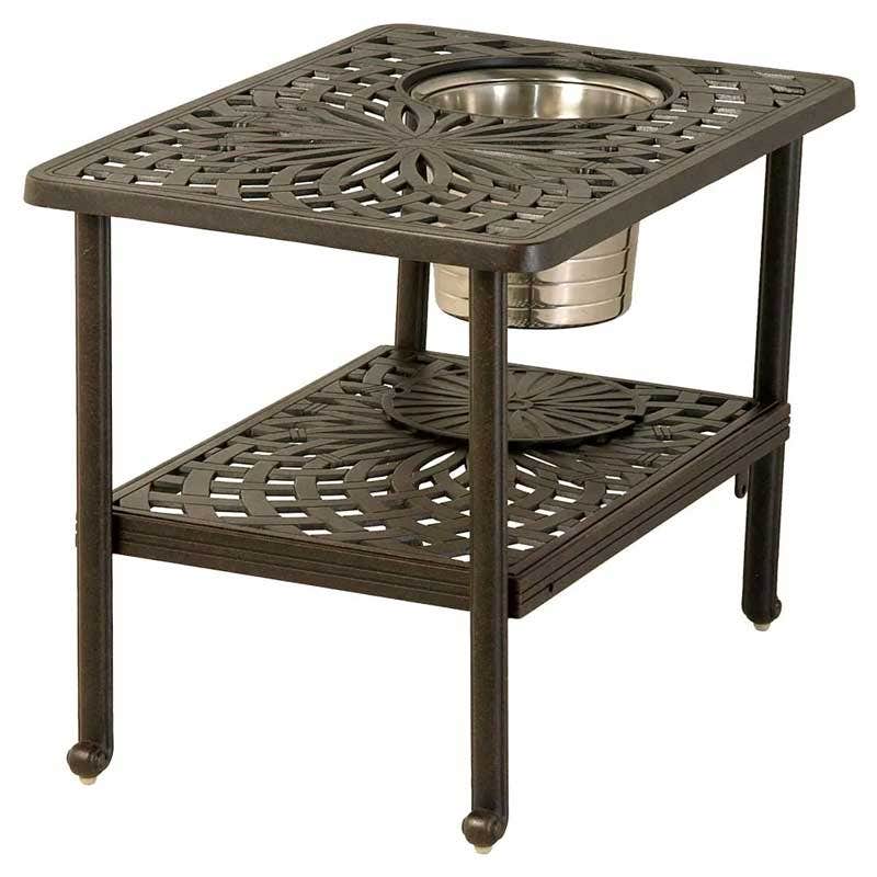 Hanamint Mayfair 22" x 32" Rectangular Ice Bucket Table