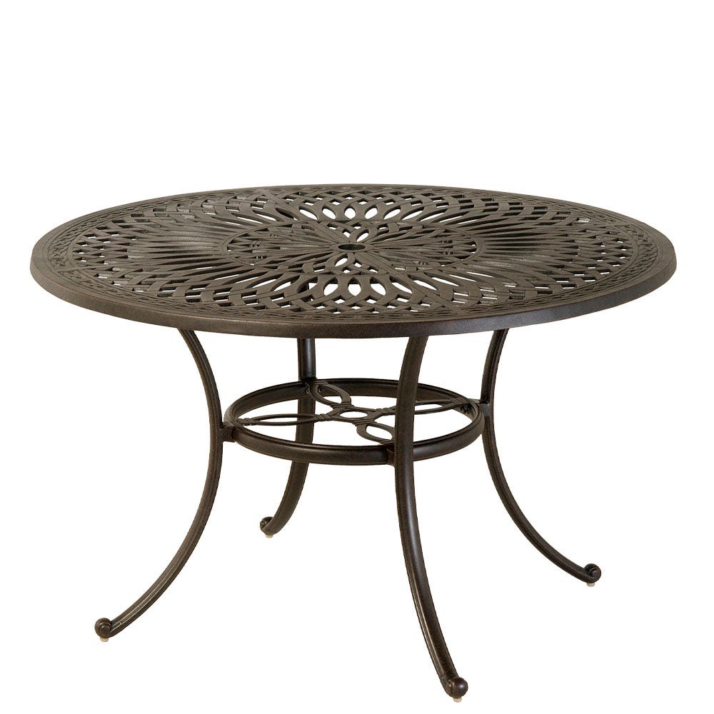 Hanamint Mayfair 48 inch Round Dining Table Outdoor Tables 12025031