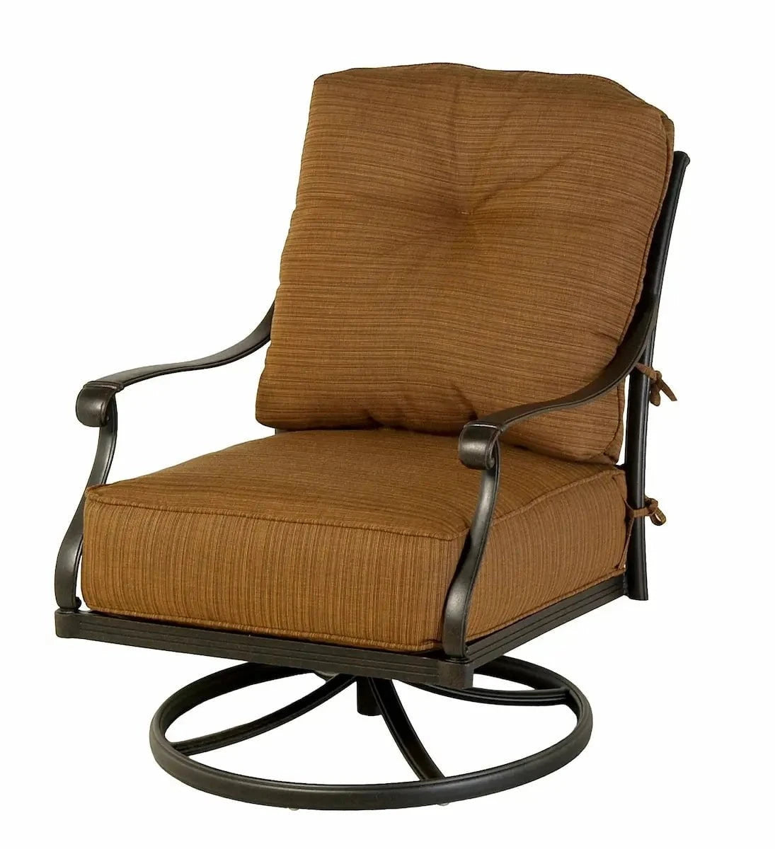 Hanamint Mayfair Estate Club Swivel Rocker in Desert Bronze Finish Outdoor Chairs 12041688