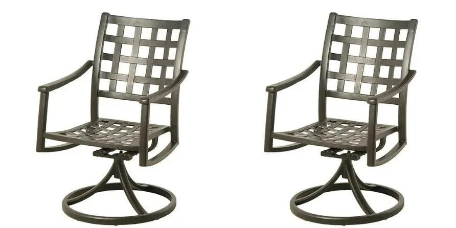 Hanamint Stratford Dining Swivel Rocker - Set of 2 Outdoor Chairs