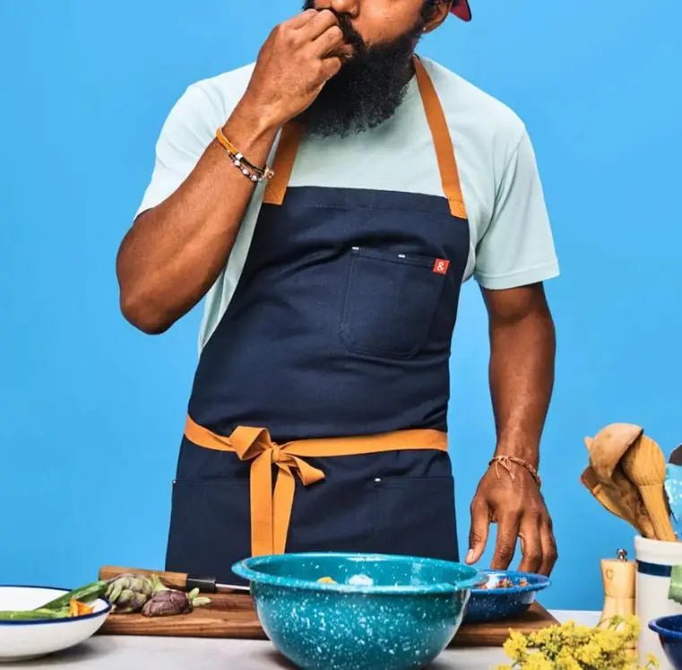 Hedley and Bennett Midnight Blue Chef's Apron Aprons 12042903