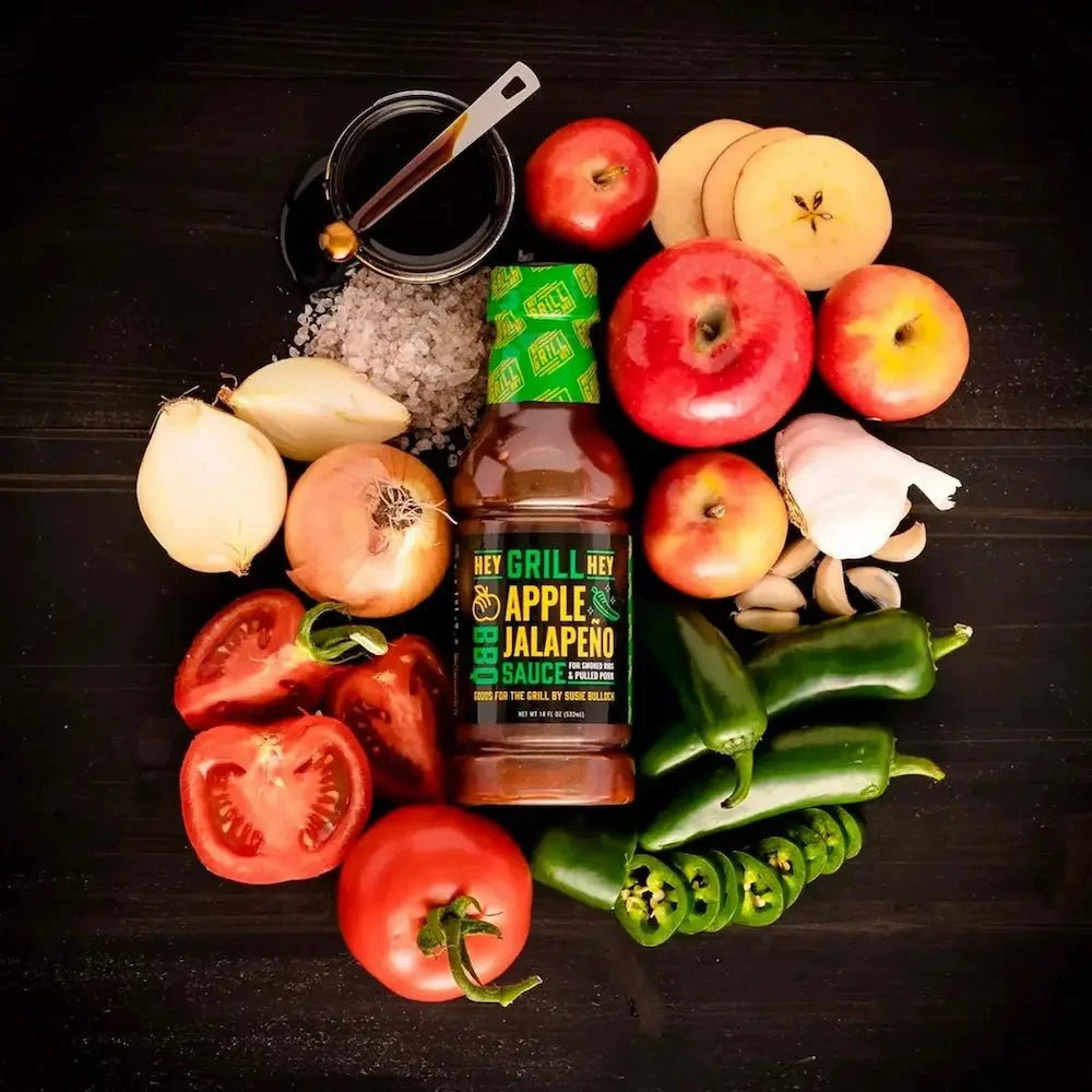Hey Grill Hey Apple Jalapeno BBQ Sauce Condiments & Sauces 12042856