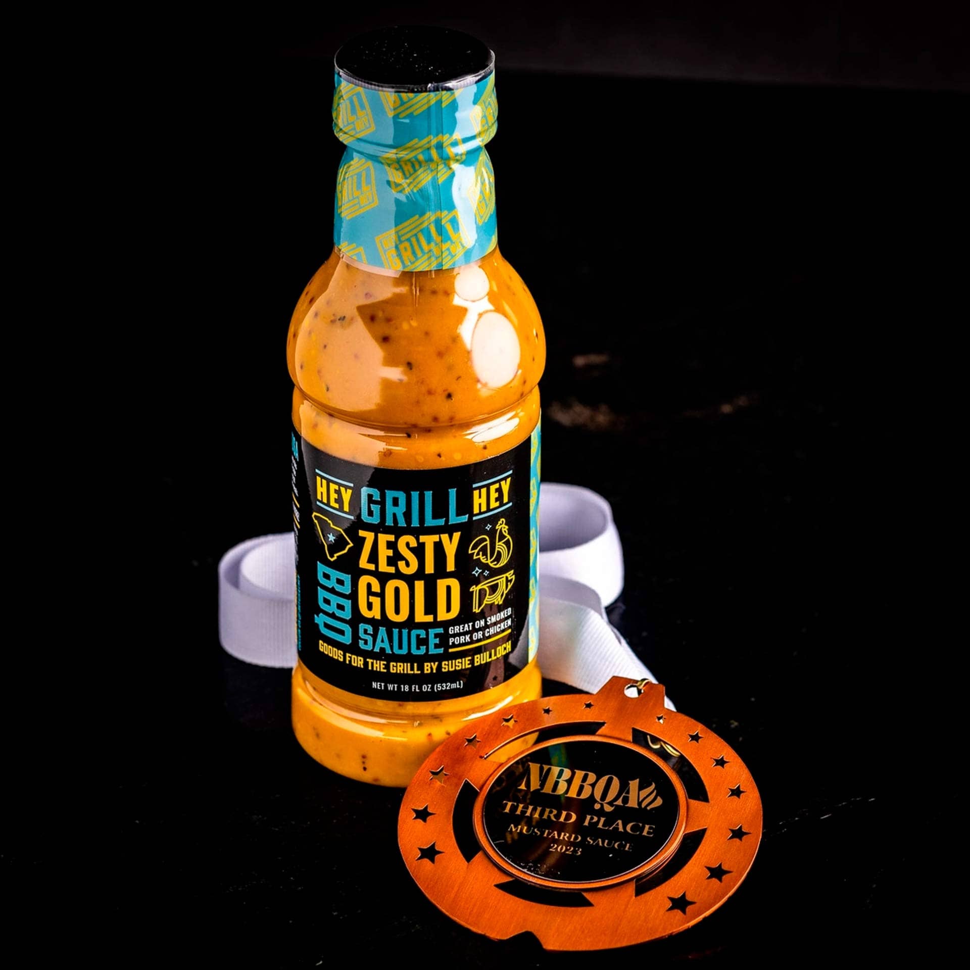Hey Grill Hey Zesty Gold BBQ Sauce