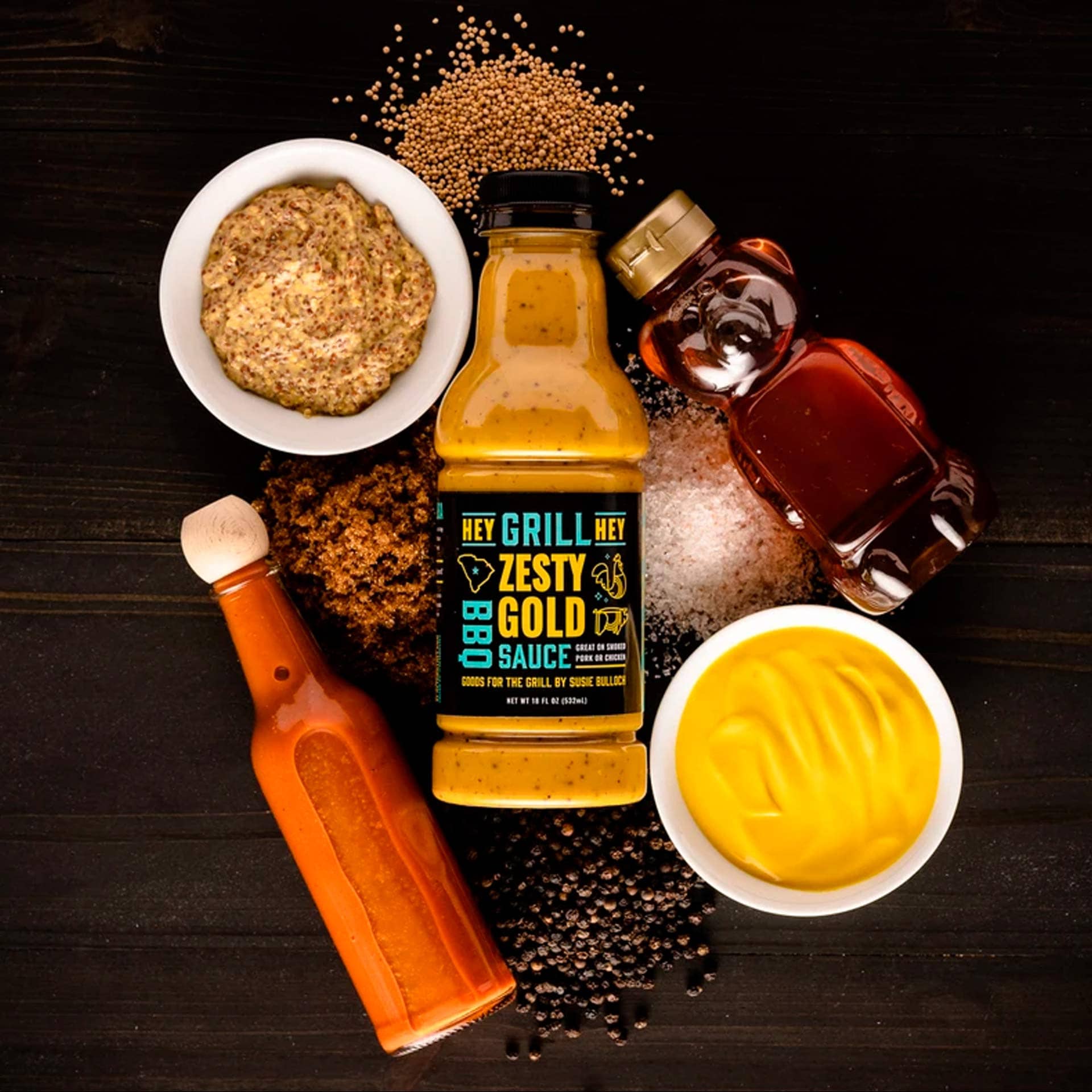 Hey Grill Hey Zesty Gold BBQ Sauce