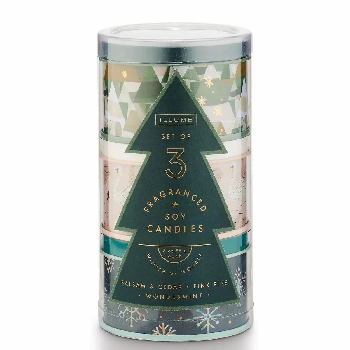 Illume Fa La La 3pk Gift Set Candles 12047830