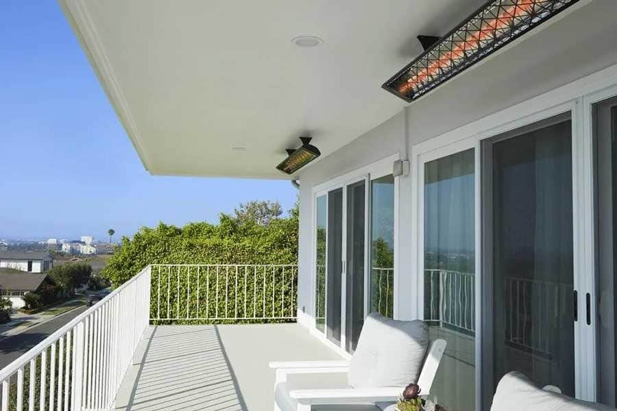 Infratech CD Series Dual Element 61 1/4 inch Infrared Electric Patio Heater-240 V- Patio Heaters