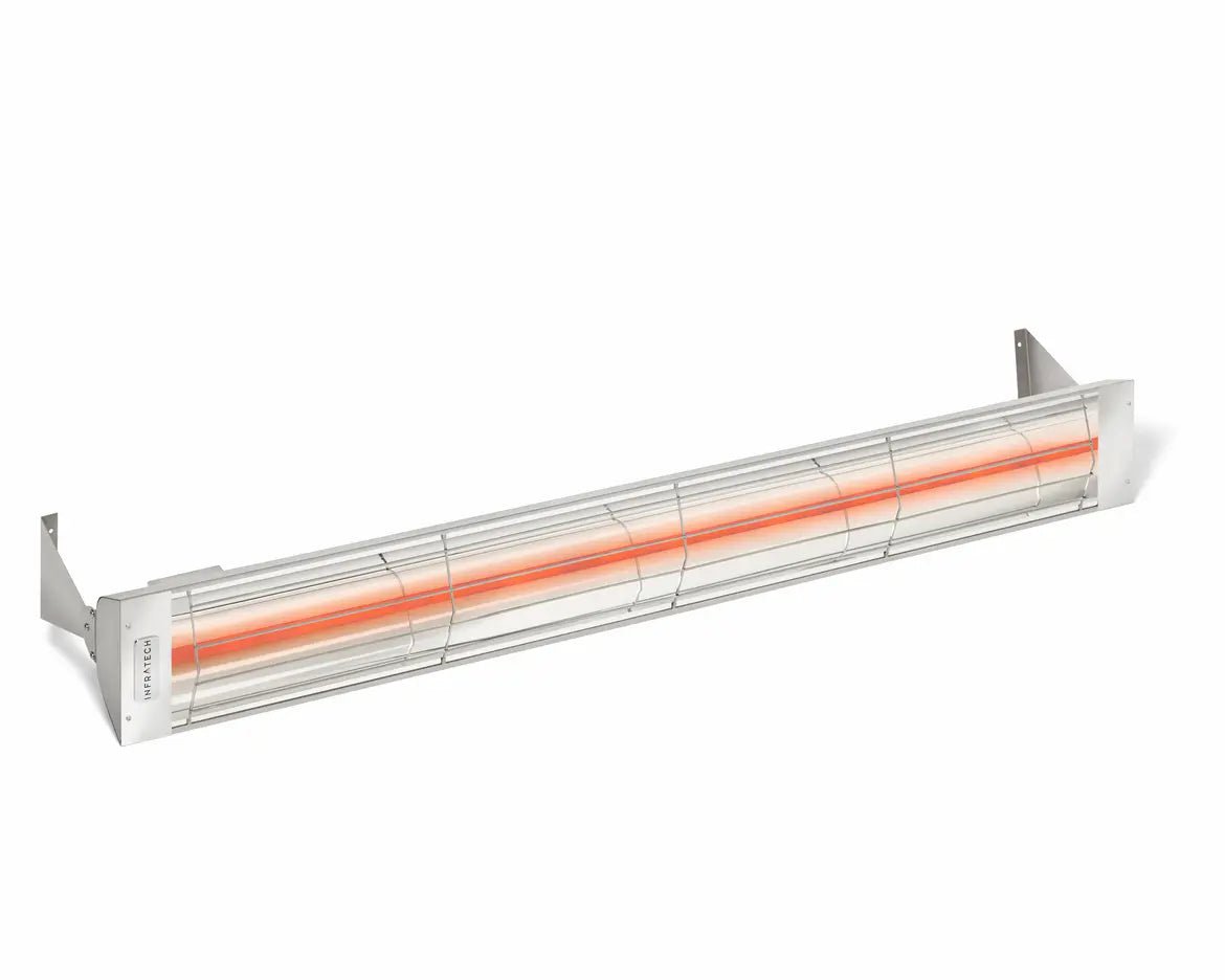 Infratech W-4024 Series Single Element 61.25" Infrared Electric Patio Heater, 240 Volt Patio Heaters Stainless 12046731