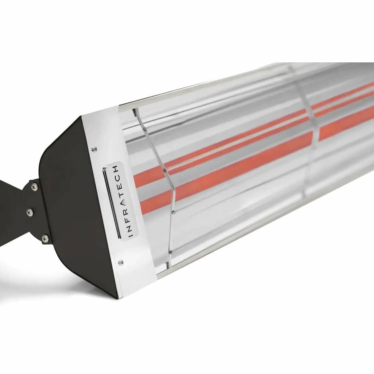 Infratech WD-6024 Series Dual Element 61.25" Infrared Electric Patio Heater, 240 Volt Patio Heaters Black 12046692