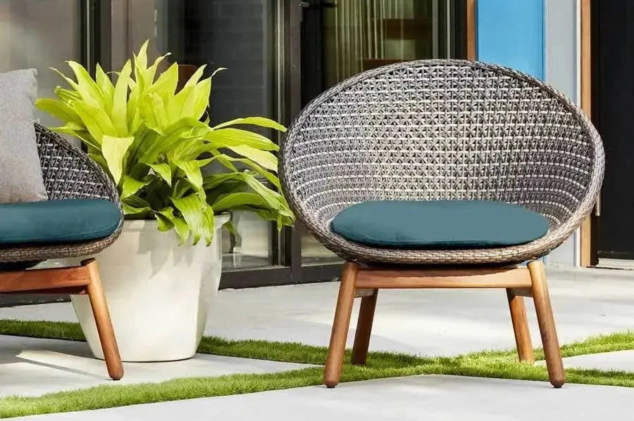 Jensen Outdoor Nest Chair with Premier Lagoon Seat Pad Outdoor Chairs 12029524