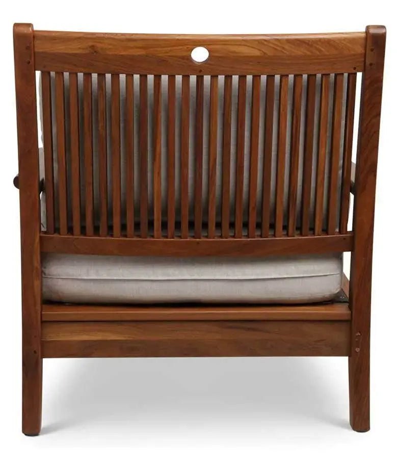 Jensen Outdoor Opal Cushioned Lounge Chair with Cast Silver Cushions Outdoor Chairs 12037847