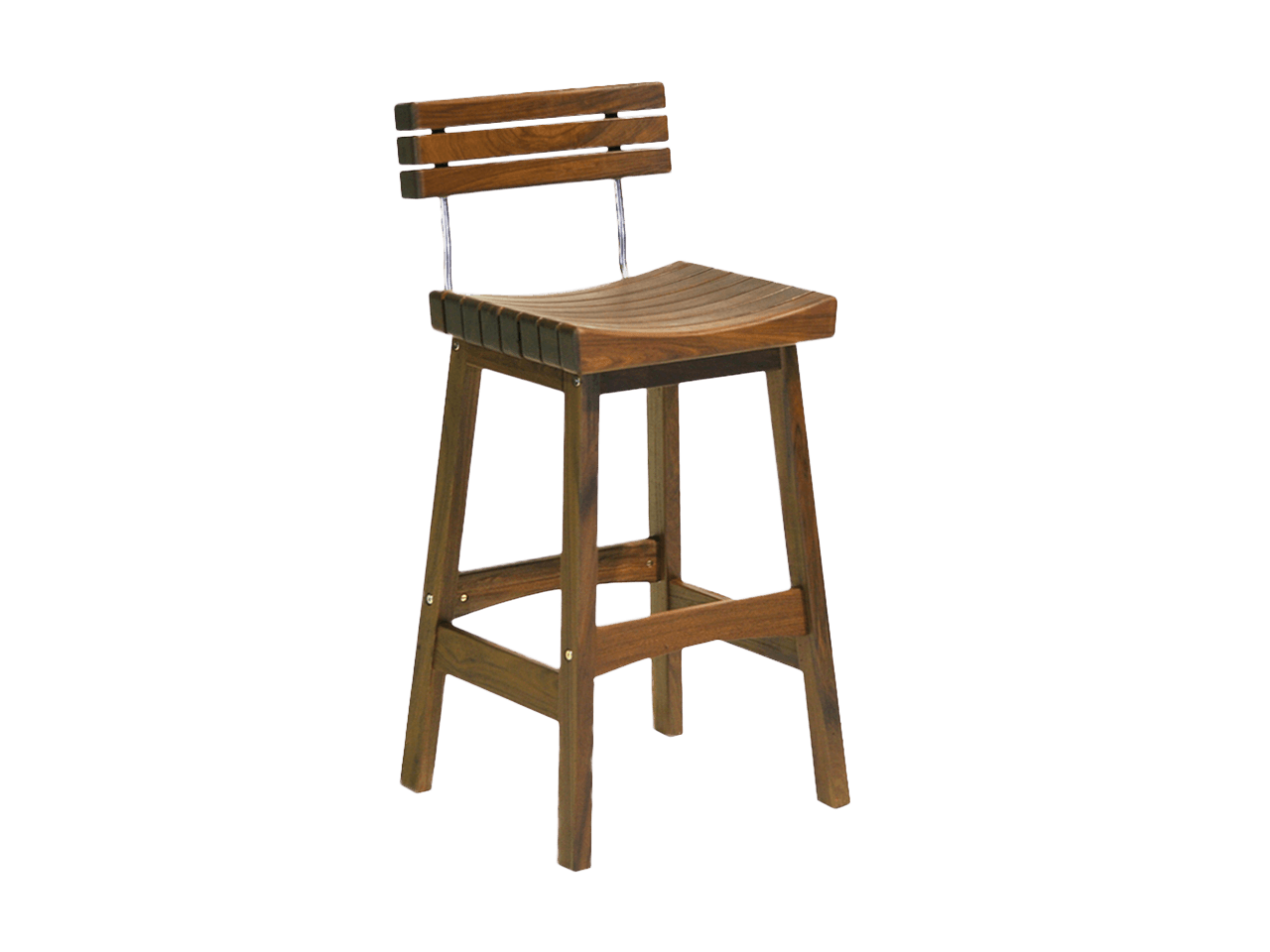 Jensen Outdoor Sunset Bar Stool with Back Outdoor Furniture 12043751