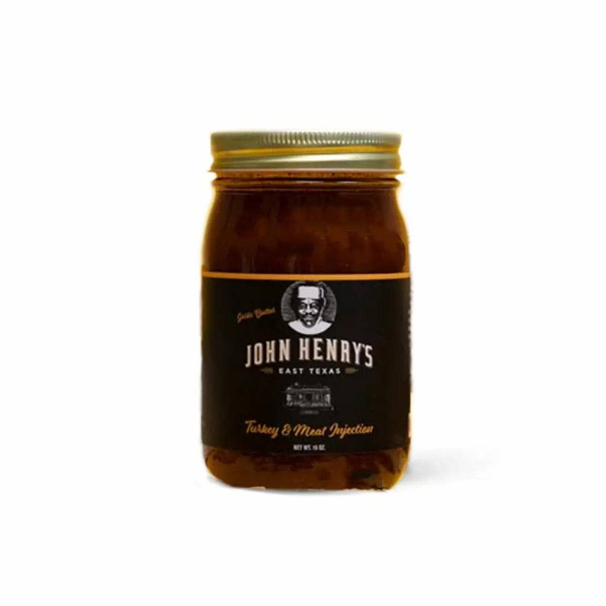 John Henry's BBQ Rubs and Sauces Seasonings & Spices Turkey and Meat Injection with Garlic Butter 12010804