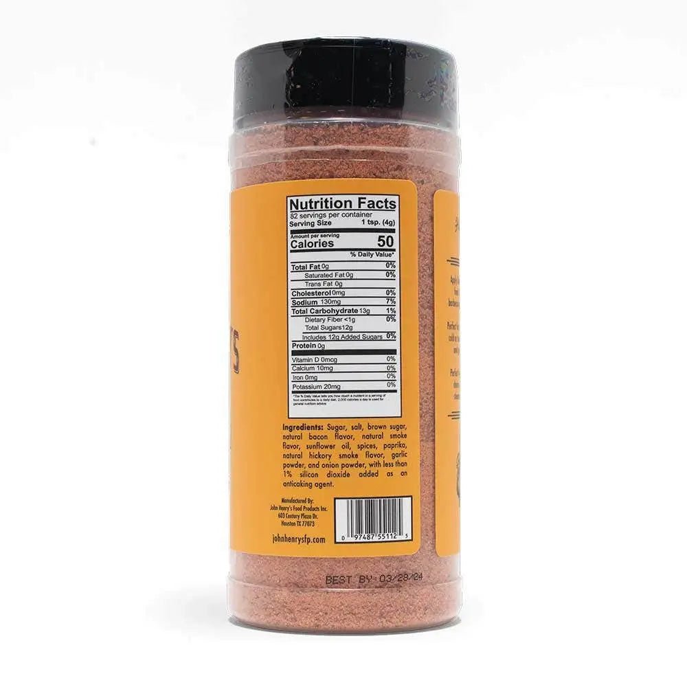 John Henry's Pecan Rub BBQ Seasoning, 11.5 oz Seasonings & Spices 12020802