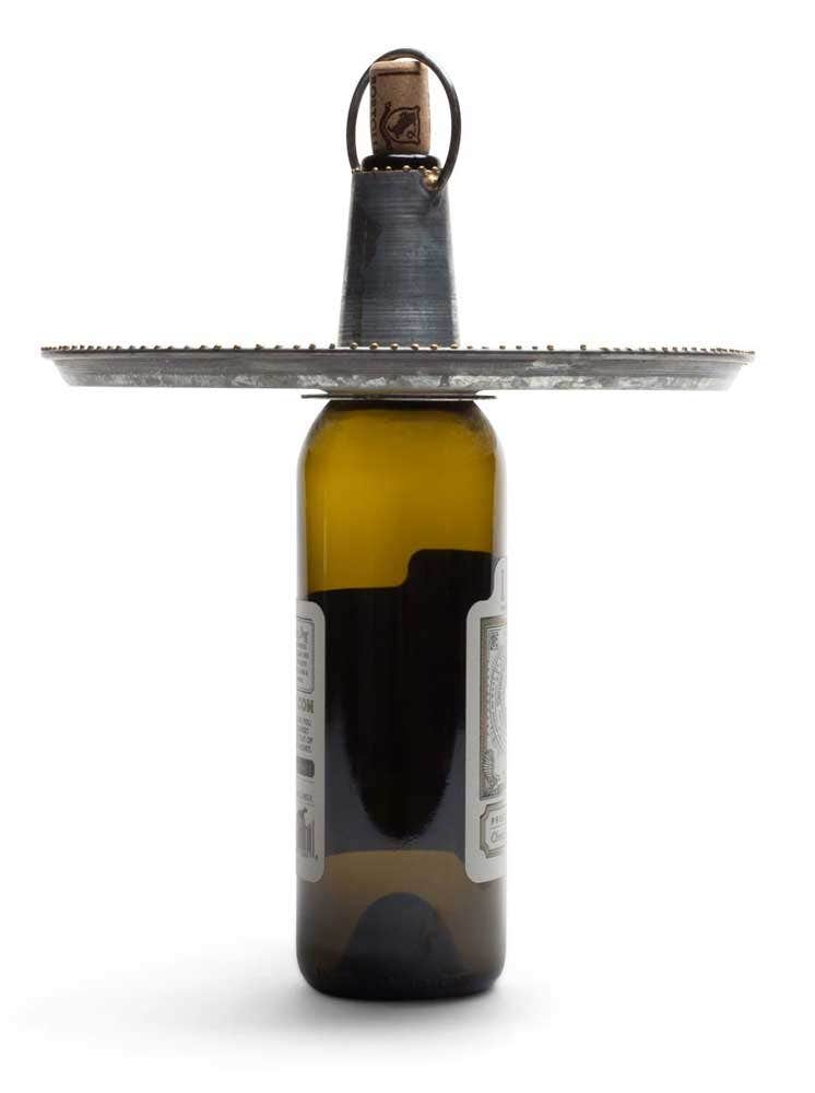 Kalalou Zinc Serving Bottle Topper Decor 12027164