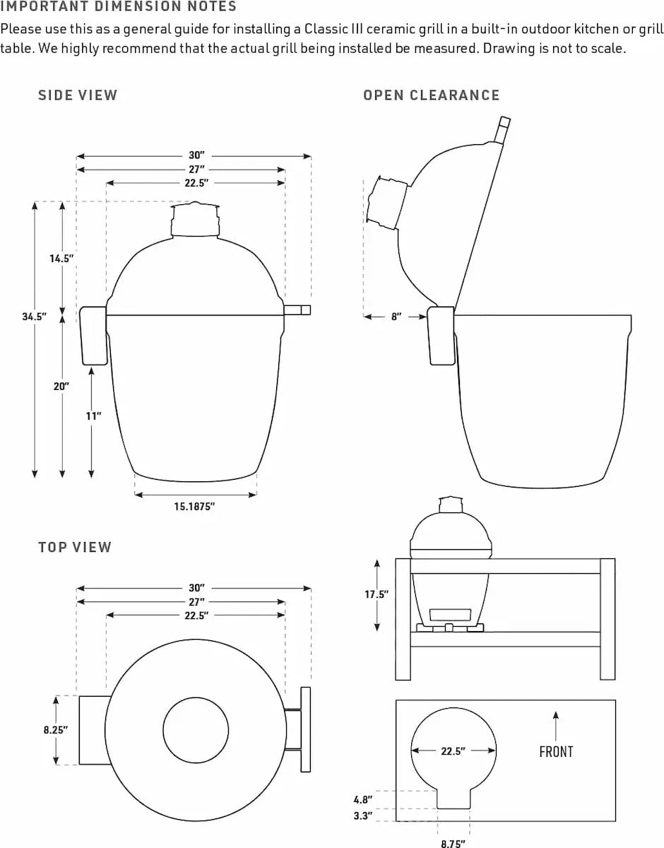 Kamado Joe Classic III 18