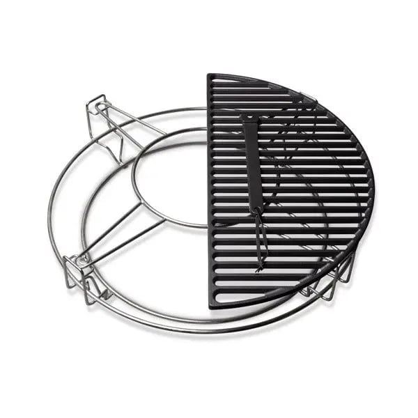 Kamado Joe Half Moon Cast Iron Cooking Grate for Classic Joe 18