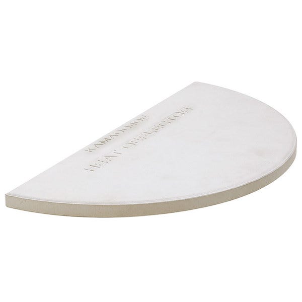 Kamado Joe Half Moon Ceramic Deflector Plates for Big Joe 24 inch Grill Outdoor Grill Accessories 12024094
