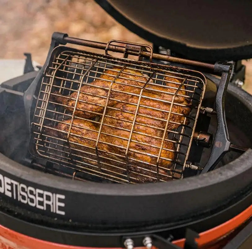 Kamado Joe JoeTisserie Basket Kit Outdoor Grill Accessories 12041630