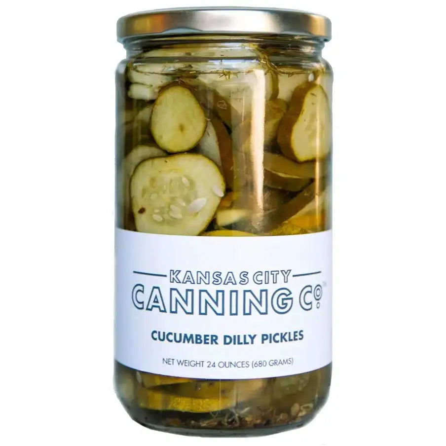 Kansas City Canning Co Cucumber Dilly Pickles, 24oz Pickled Fruits & Vegetables 12041967