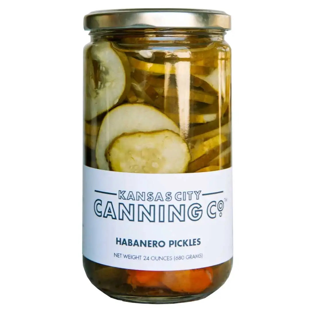 Kansas City Canning Co Habanero Cucumber Pickles, 24oz Pickled Fruits & Vegetables 12041969