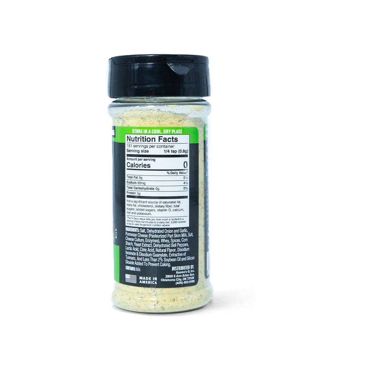 Kosmo's Q Garlic Parm Wing Dust, 5.1oz Seasonings & Spices 12031565