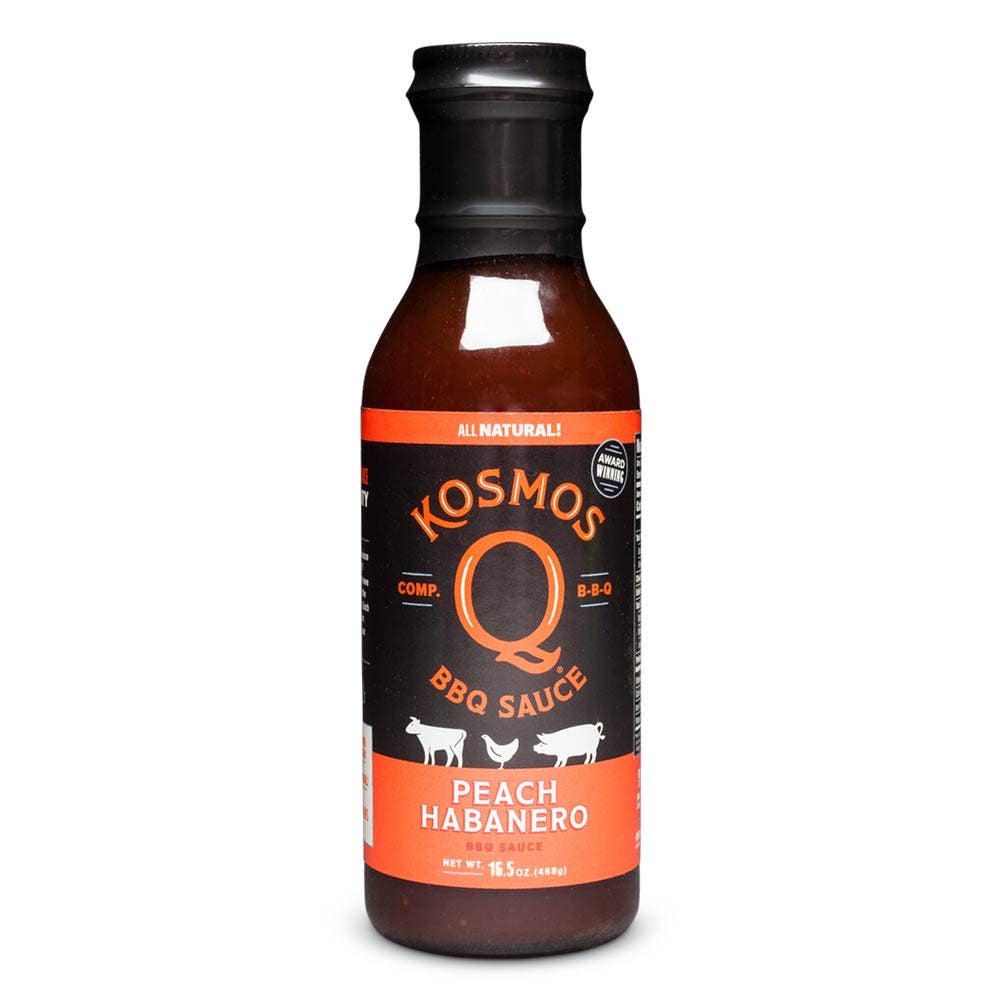 Kosmo's Q Peach Habanero BBQ Sauce Marinades & Grilling Sauces 12025517