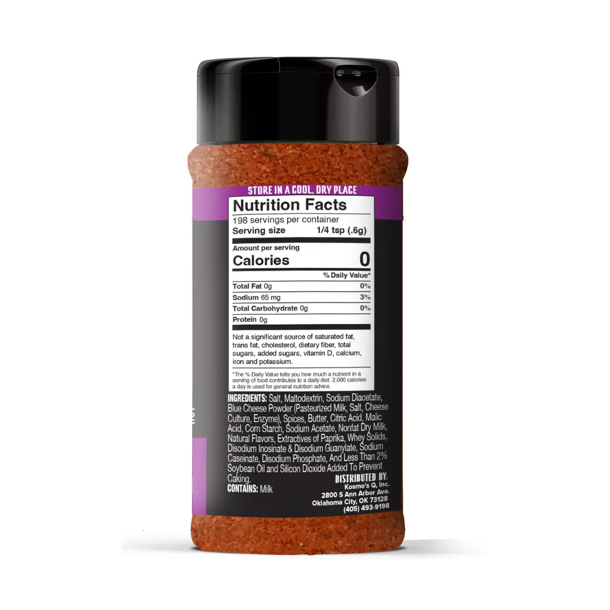 Kosmos Q Kickin' Cajun Wing Dust Seasonings & Spices 12031568