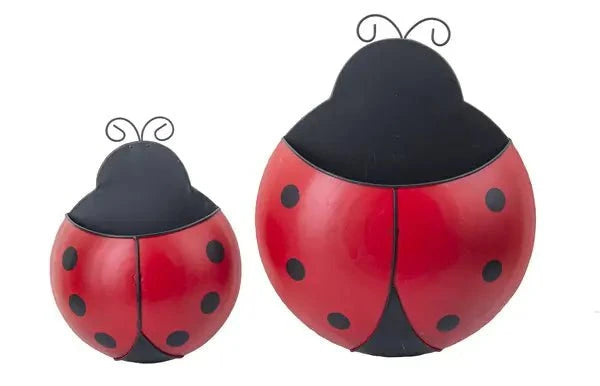 Ladybug Wall Planters Decor