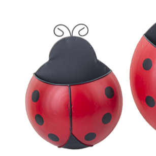 Ladybug Wall Planters Small 12045441
