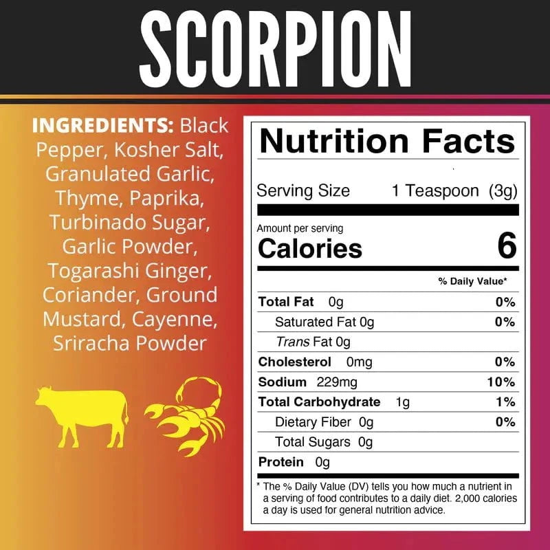 Lane's BBQ Scorpion Rub and Seasoning Seasonings & Spices 12039006