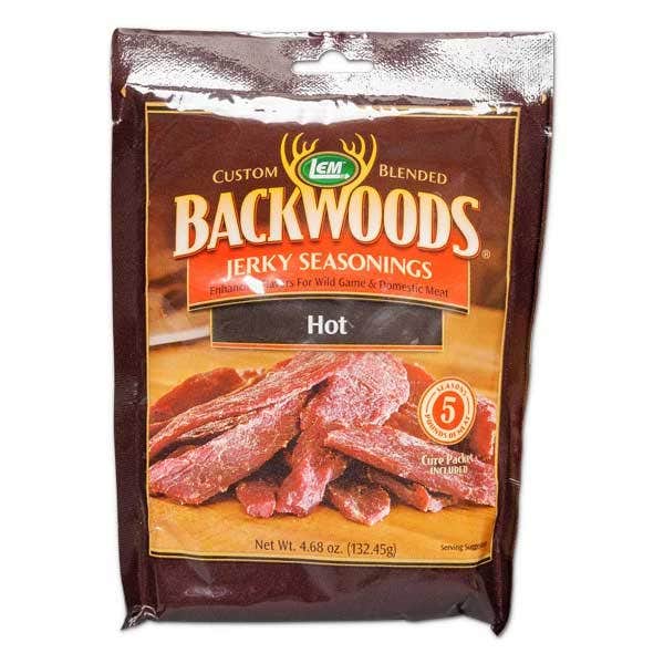 LEM Products Backwoods Hot Jerky Seasoning Herbs & Spices 12025009