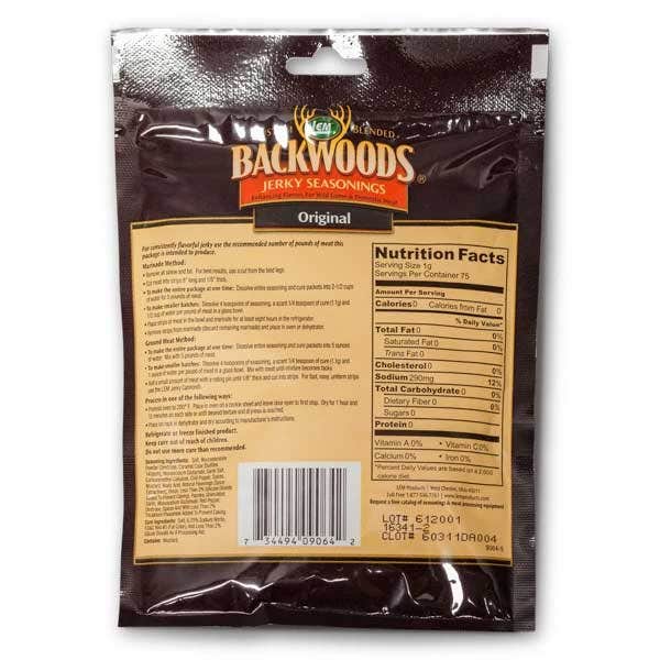 LEM Products Backwoods Original Jerky Seasoning